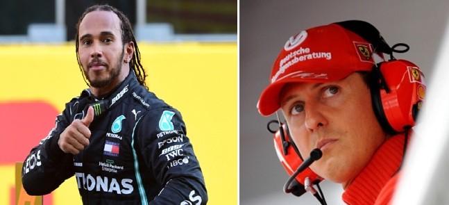 Lewis Hamilton and Michael Schumacher. (Reuters File Photo)